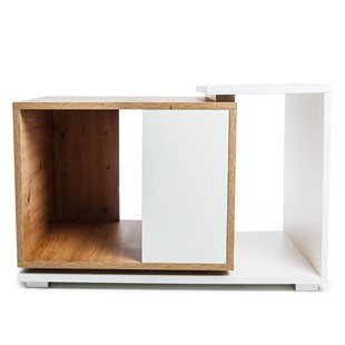 Zqare - Möbel 90x60x50 - Artisan Oak/White
