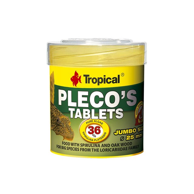 Tropical Plecos Tablets - Jumbo wafers - 50 ml