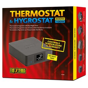 Exo Terra Termostat/Hygrostat - 600 W/100 W
