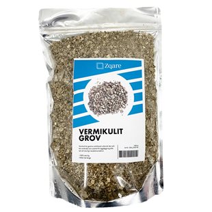 Zqare Vermikulit - Grov 3-6 mm - 1000 ml