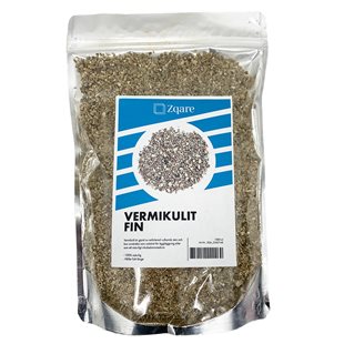 Zqare Vermikulit - Fin 1-3 mm - 1000 ml