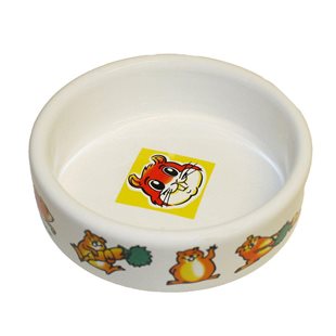 Keramikskål Smådjur - Hamster - 8x8x3 cm