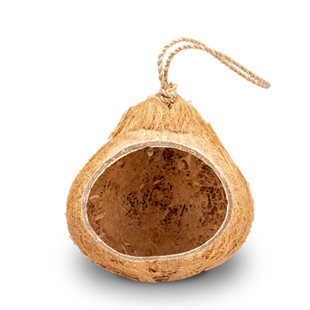 Hängande kokosnöt ca. 15x14 cm