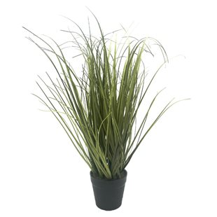 Plastväxt - Gräs i kruka - 40 cm