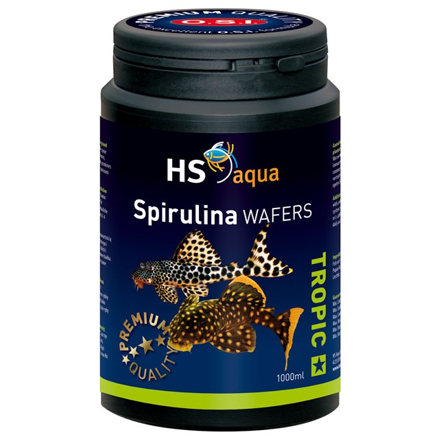 HS Aqua Spirulina Wafers - 1000 ml