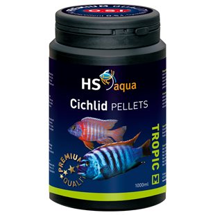 HS Aqua Cichlid Pellets - M - 1000 ml