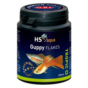 HS Aqua Guppy Flakes - 200 ml