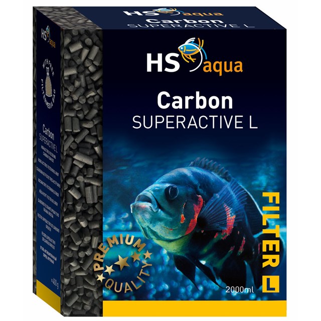 HS Aqua Carbon Superactive L - Aktivt kol - 2 liter
