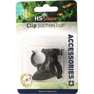 HS Aqua Sugkoppar med clips - 12/16 mm - 2 st