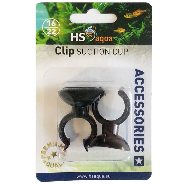 HS Aqua Sugkoppar med clips - 16/22 mm - 2 st