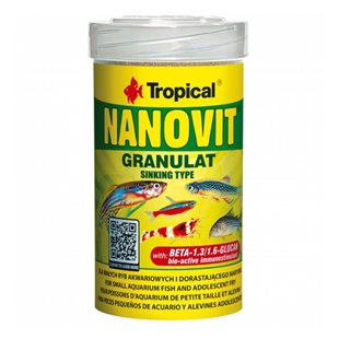 Tropical Nanovit Granulat - 250 ml