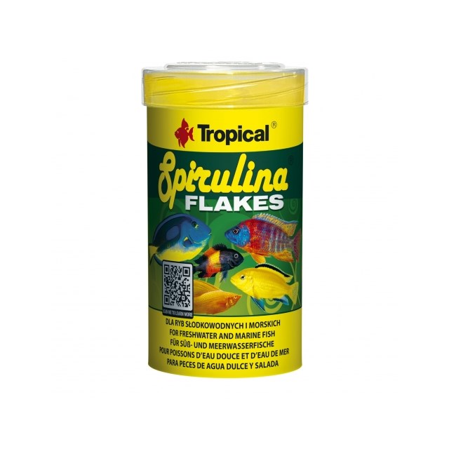 Tropical Spirulina Flakes - Flingor - 100 ml