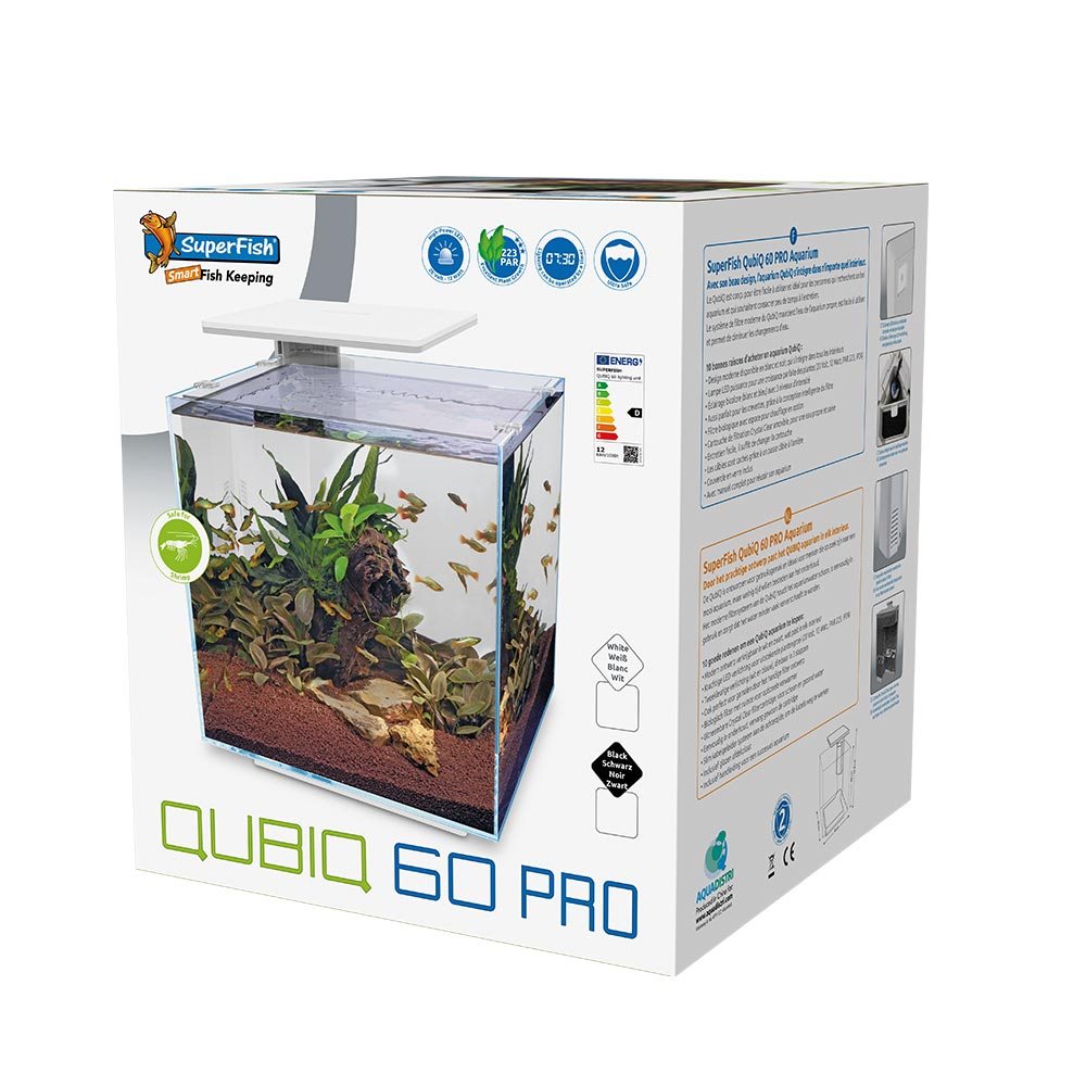 Superfish Scaper Qube 15 Nano Cube Complete Aquarium Set Aquascaping