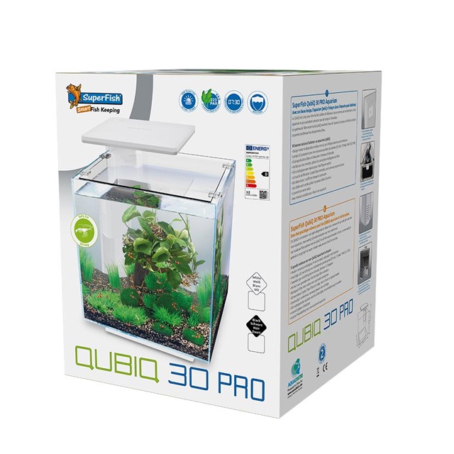 SuperFish Aquascaping QubiQ PRO - Vit - 30 L