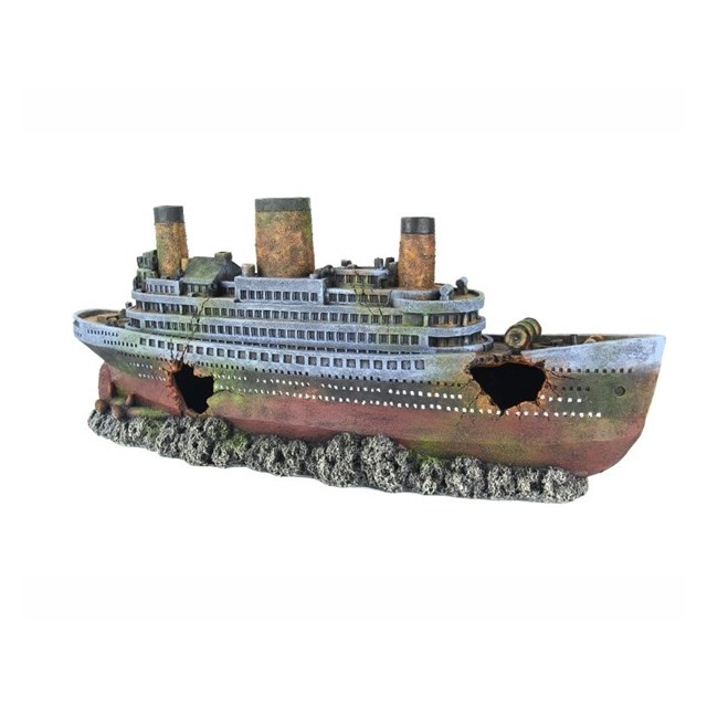 Blue Belle Pacific Sinking Steamship - 56 cm