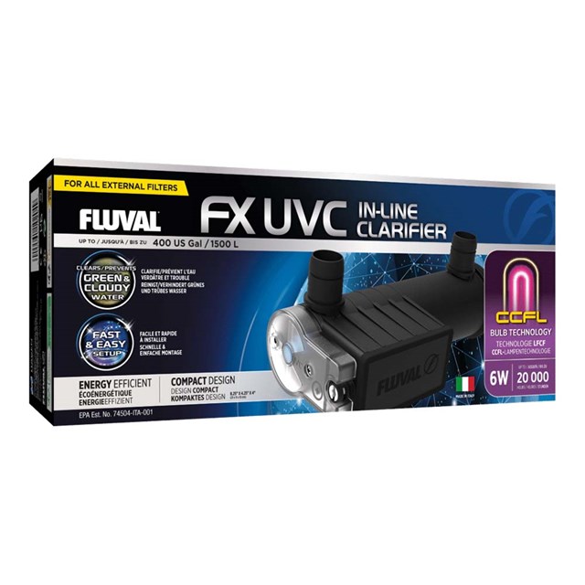 Fluval FX UVC In-line Clarifier - 6 W