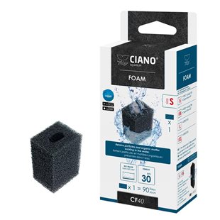 Ciano - Foam Svart filtermatta - Small