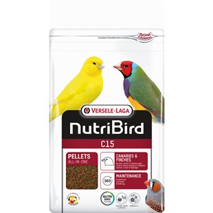 NutriBird C15 - Pellets För Kanarie och Fink - 1 kg