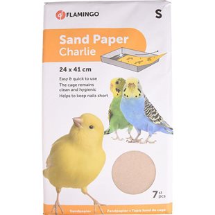 Sandpapper Fågelbur - 7-pack - 24x41 cm