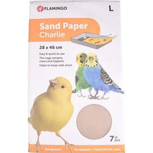 Sandpapper Fågelbur - 7-pack - 28x46 cm