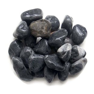 Wabi Kusa Dark Grey Pebbles - 1-3 cm - 1 kg