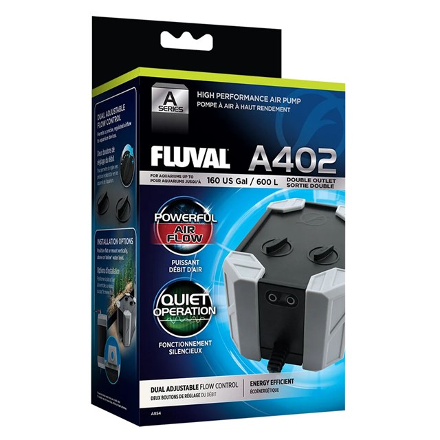 Fluval Air 402 - Luftpump - 330-370 L/H