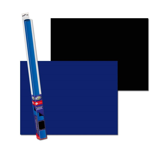 Aqua Nova Akvariebakgrund - Svart/blå - L - 100x50 cm