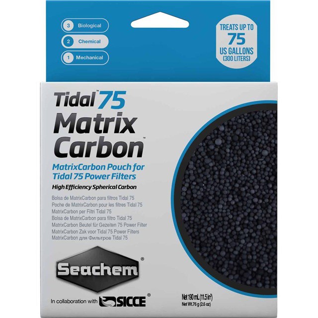 Seachem Tidal 75 Matrix Carbon - 190 ml