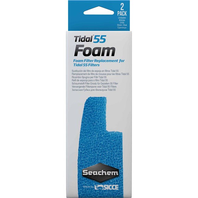 Seachem Tidal 55 Foam - Filtersvamp - 2-pack