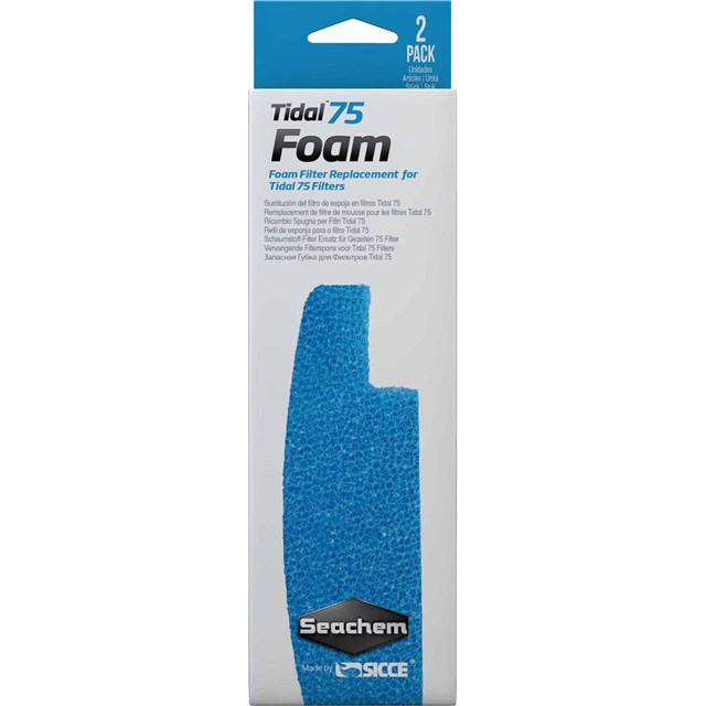 Seachem Tidal 75 Foam - Filtersvamp - 2-pack