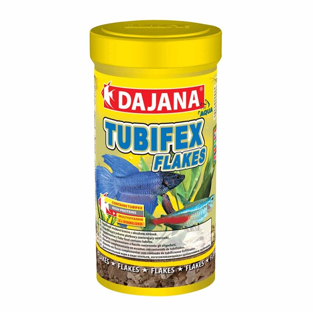 Dajana - Tubifex Flakes - 250 ml