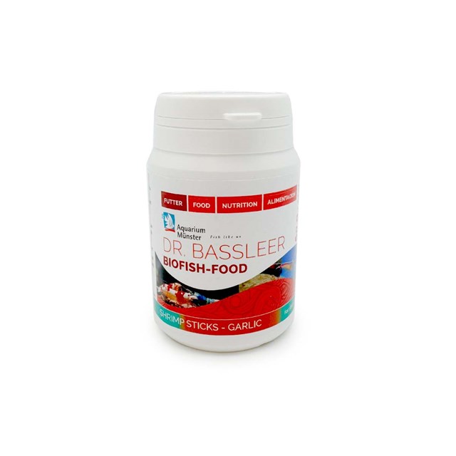 Dr Bassleer Biofish Food - Shrimp Sticks Garlic - 60 g