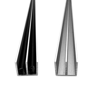 Skjutlist Aluminium - Komplett - 120 cm