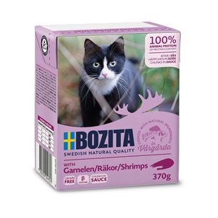 Bozita Bitar i Sås med Räkor - 370 g