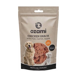 Chicken Snack with Fish, Carrot and Apple - 100 g