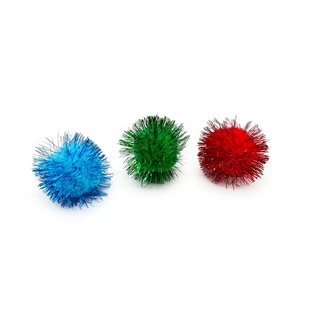 Pawise Kattleksak Pom Pom Boll - Mixfärg