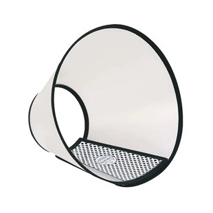 Halskrage Plyschkant - Halsmått 23 cm