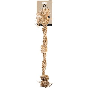 Hundleksak Twisted 3 Knots Double Rope - 46 cm