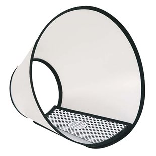 Halskrage Plyschkant - Halsmått 44 cm