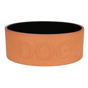 Keramikskål Dog - 20x20x8 cm