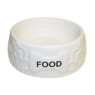 Keramikskål Food - Vit - 15x15x5,5 cm