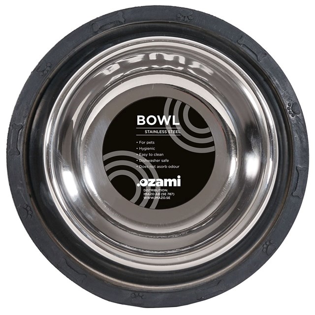 Hundskål Rostfri - Nontip - 750 ml