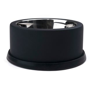 Hundskål Double Wall - Svart - 1650 ml