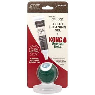 Kong/Tropiclean Denta Ball - M - För Hund - 11-25 kg
