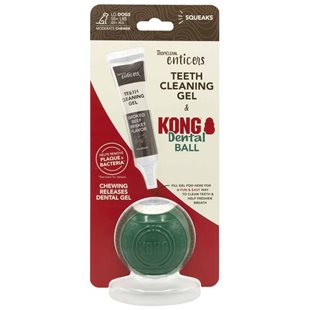 Kong/Tropiclean Denta Ball - L - För Hund - +25 kg