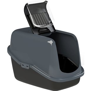 Peewee Ecohus Svart/antracitgrå - 56x39x38,5 cm