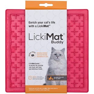 Lickimat Cat Buddy - Rosa - 20x20 cm