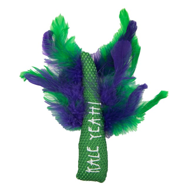 Kattleksak Krazy Kale med kattmynta - 21 cm