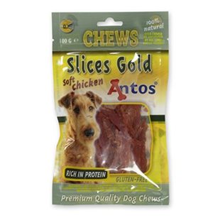 Hundsnacks Soft Chicken Slices ´Gold´ 100g - [20-pack]