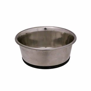 Hundskål - Rostfri - Tung Anti-Slip - 2750 ml